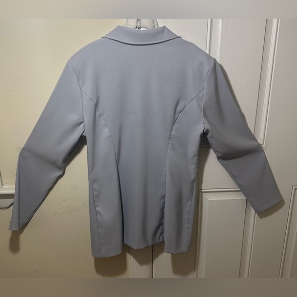 Vintage Women's Gray Blazer Jacket - Picture 3 of 4